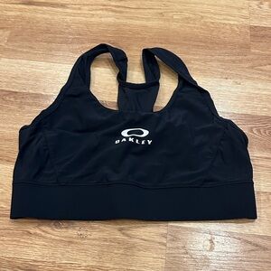 Oakley Women's Black Racerback Sports Bra